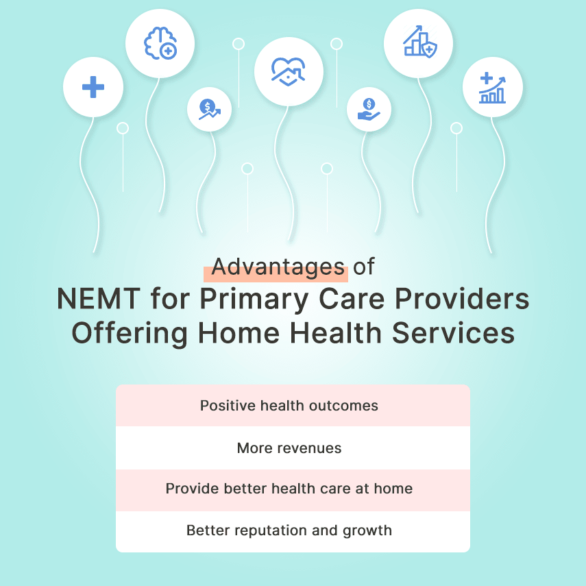 advantages of nemt for primary care providers offering home health services